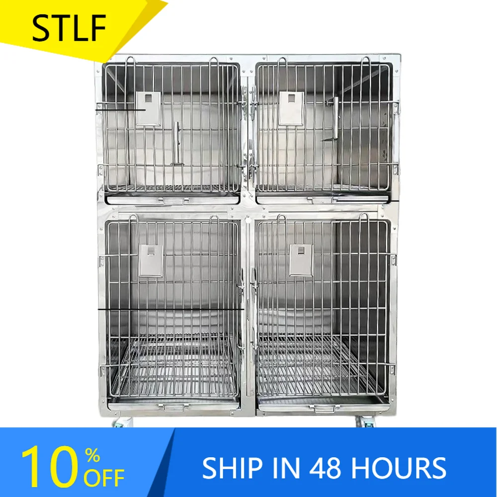 

Клетка ветеринарная из нержавеющей стали STLF с цельным каркасом для стационарного использования в ветеринарных клиниках – прочная и надежная