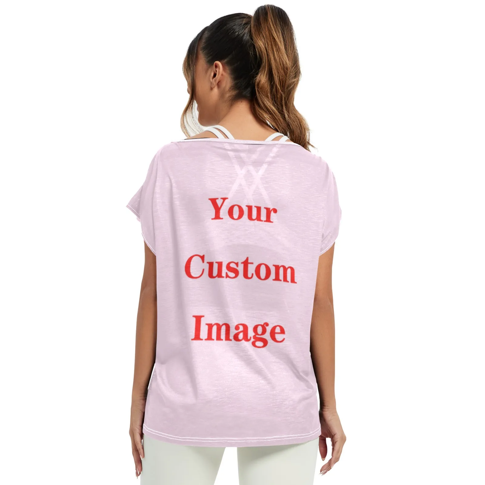 بلوزات أنيقة للصيف قمصان بأكمام تشبه جناح الخفّاش للسيدات قمصان نسائية ملابس كورية 2022 نمط مخصص جديد