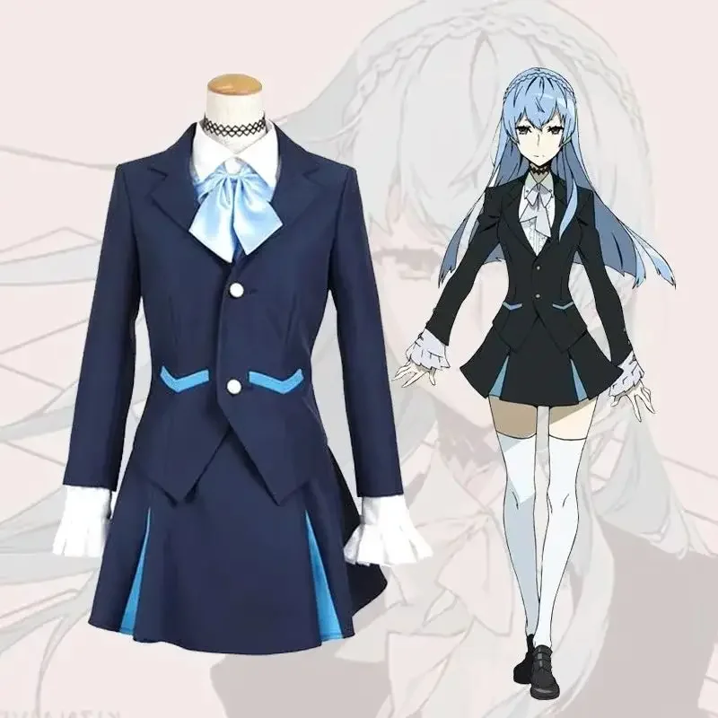 Kiznaiver Sonozaki Noriko аниме косплей костюм женская униформа JK наряд с курткой и юбкой для Хэллоуина японский карнавал