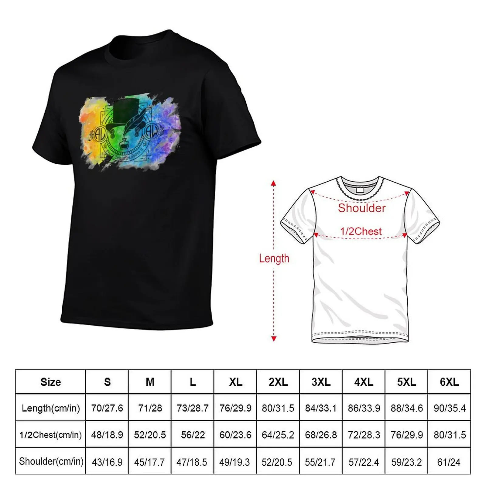 Rainbow Gentleman Jack Graphic T-Shirt cotton graphic tees plain quick-drying men t shirts high quality