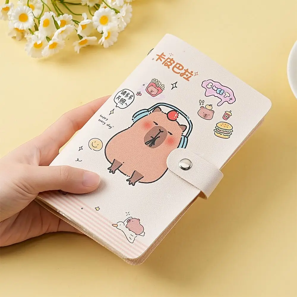 Capybara 100-enveloppen Geldbesparende uitdaging PU-mini-map met grote capaciteit Besparingsuitdaging Herbruikbaar Waterdicht