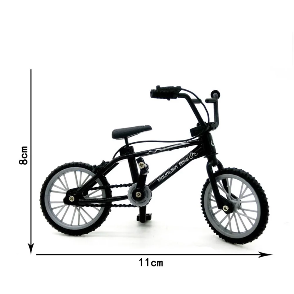 Mini bicicleta de dedo de aleación para niños, modelo de bicicleta de montaña en miniatura, simulación de bricolaje, ciclismo de montaña, juguete de