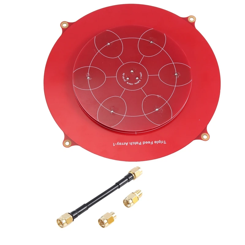 150Mm Triple Feed Patch Antenna 5.8Ghz 14Dbi Pagoda Array FPV Antenna For RC Drone