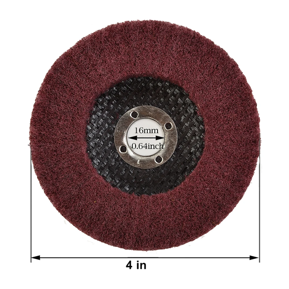 Polishing Buffiing Wheel Metal Nylon Light Weight 320 Fine 4in 5PCS Abrasives Fiberglass Flap Discs Buffing-up