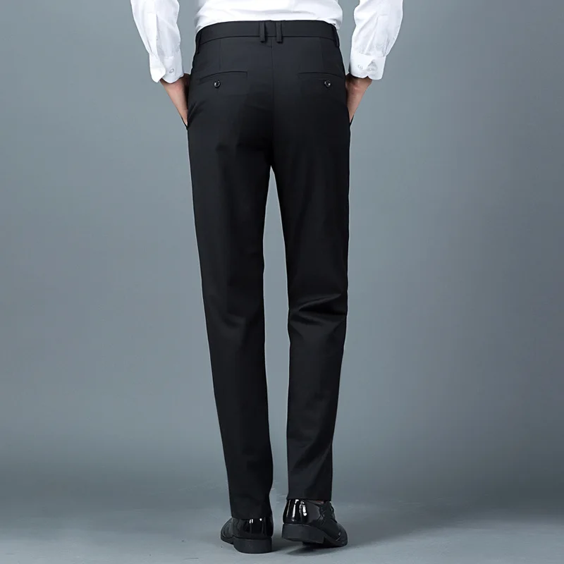 Suit pants men's slim fit for work suit pants business casual men's pants