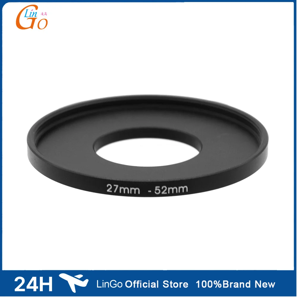 LinGo Different Sizes Options Camera Lens Filter Step Up/Step Down Adapter Metal Filter Adapter Ring For UV ND CPL GND Lens Hood