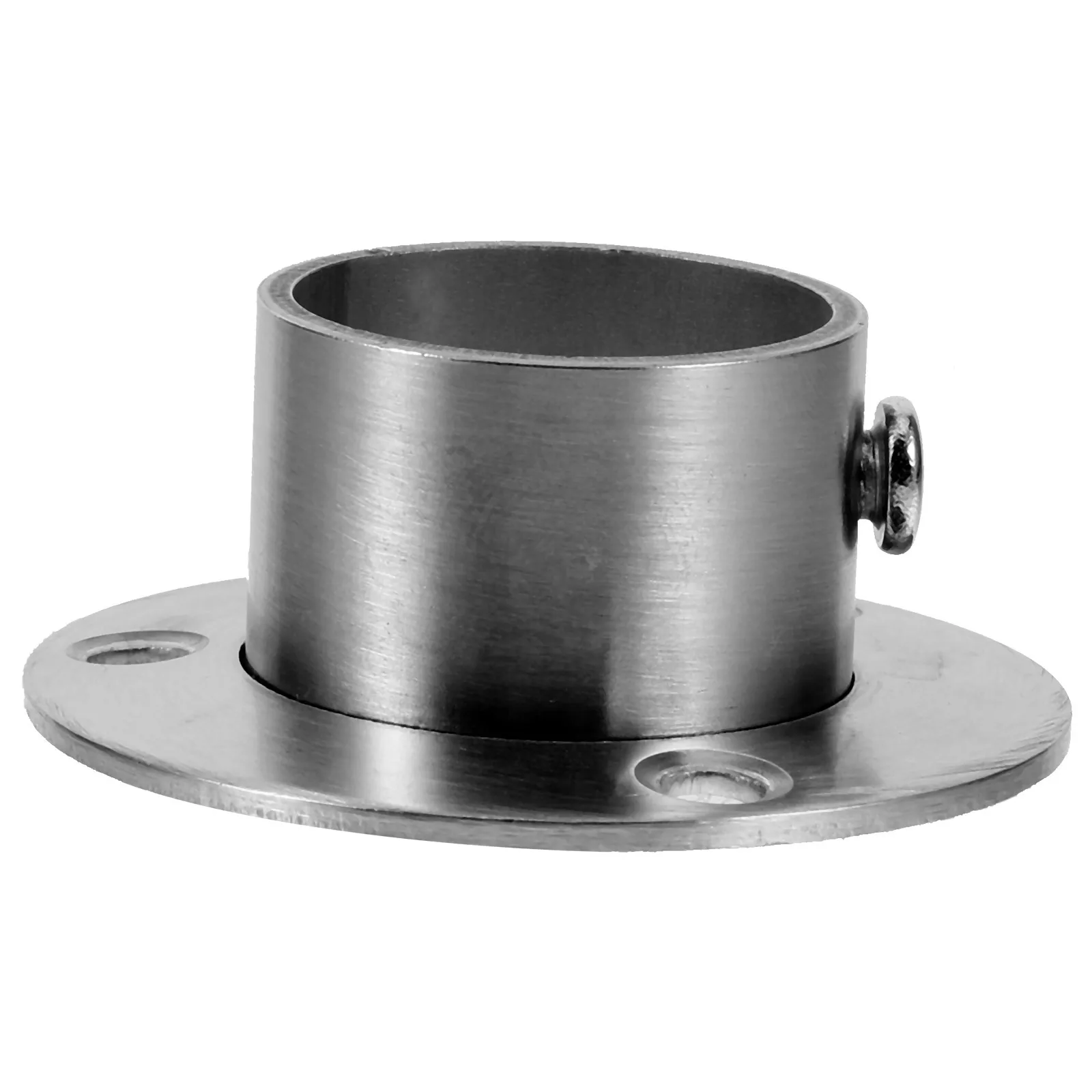 

Heavy Duty Stainless Steel Closet Rod Base Towel Flange Holder Easy Install Shower Curtain Support Shower Curtain Rod Holder