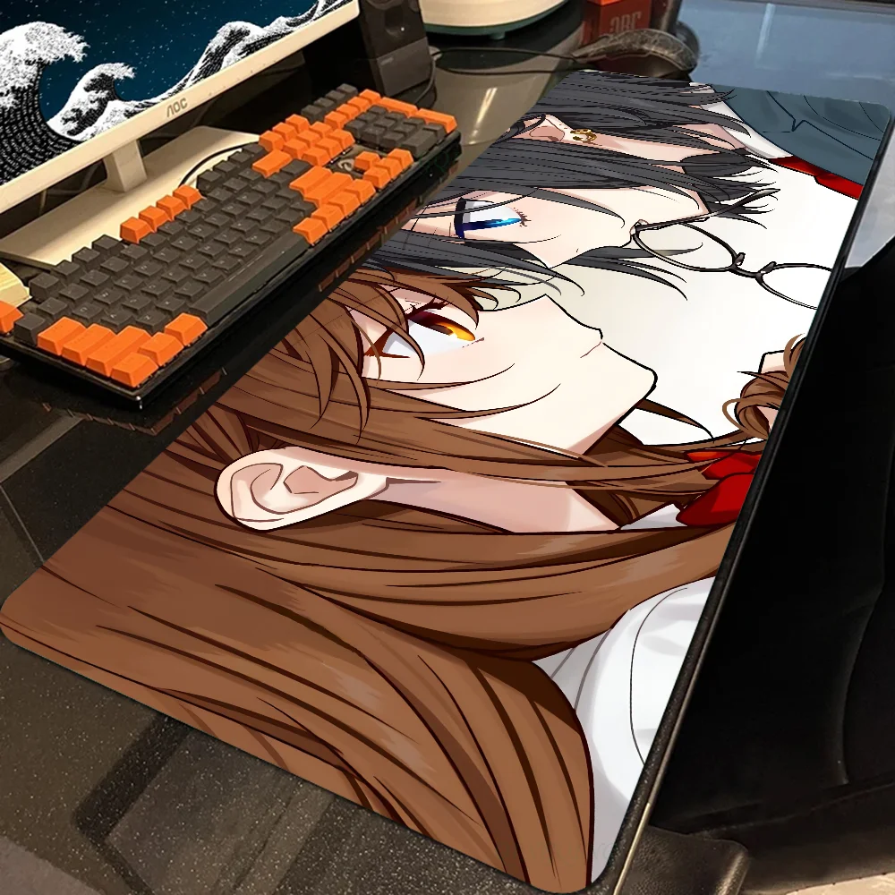 H-Horimiya Mousepad Large Computer Gaming Accessories MousePads Desk Mats Anti-slip Laptop Soft Mouse Pad