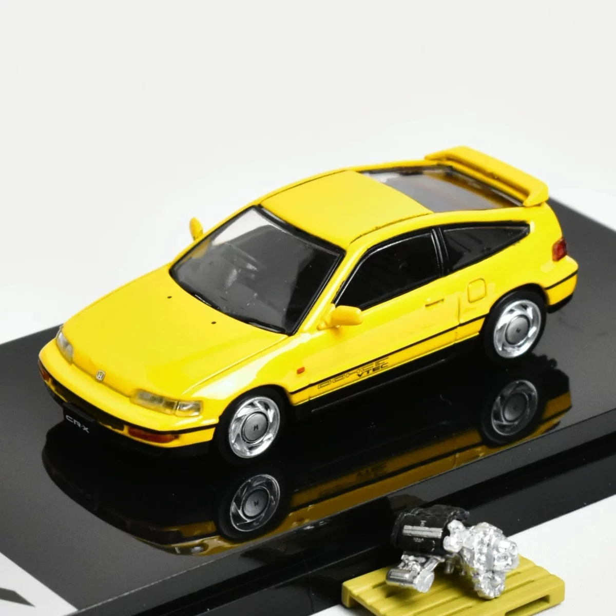 ダイキャストホビー日本 1/64スケール ホンダ CR-X SiR EF8 合金製カー