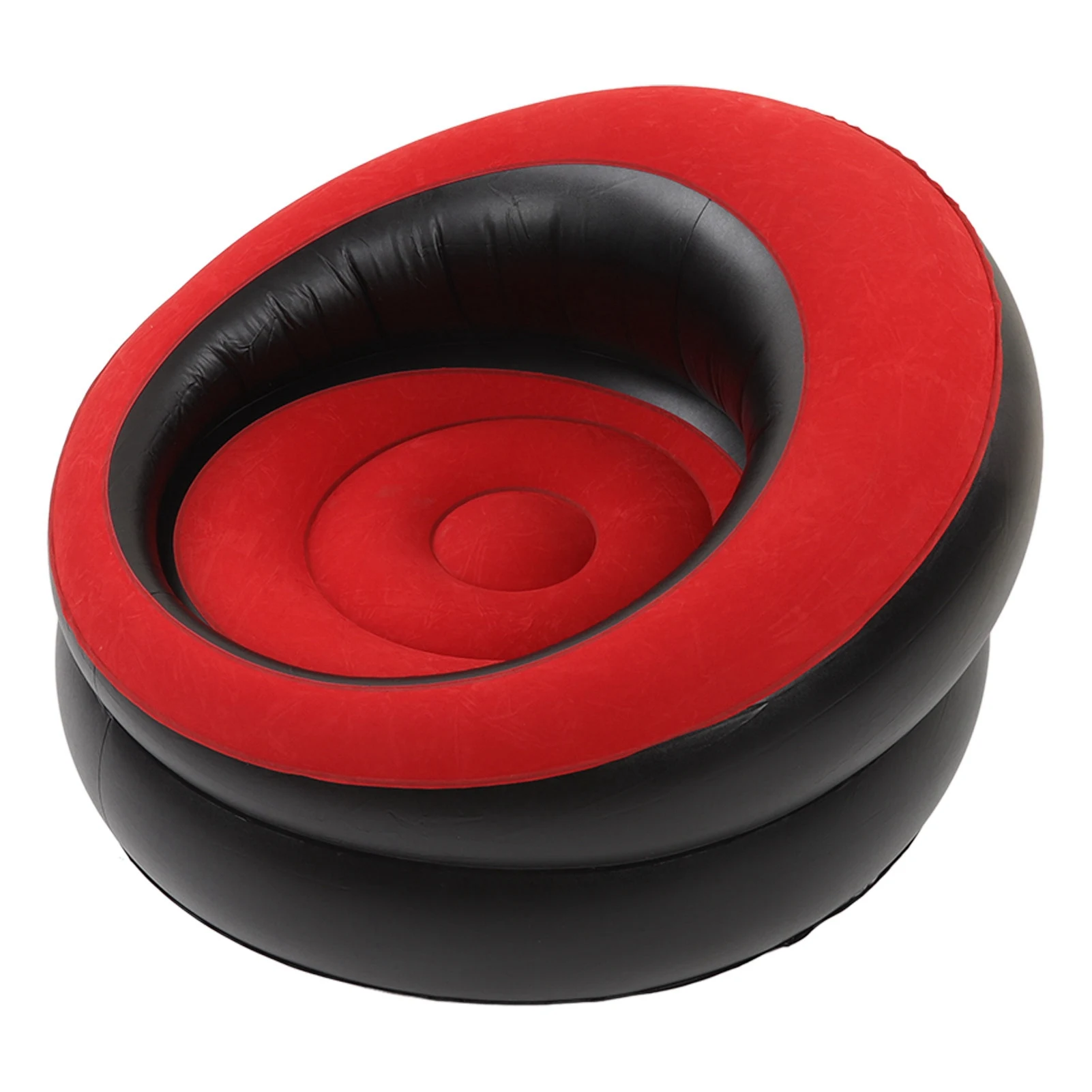 

Надувной диван-кресло, ПВХ флокированный мягкий воздушный диван, простой надувной диван для гостиной, спальни, балкона, путешествий