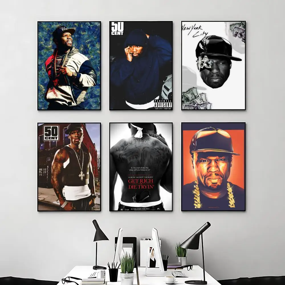 Singer Cent 50 Poster Posters Anime Room Decor Decoration Movie Backpack Wall Interior Music Wall Art