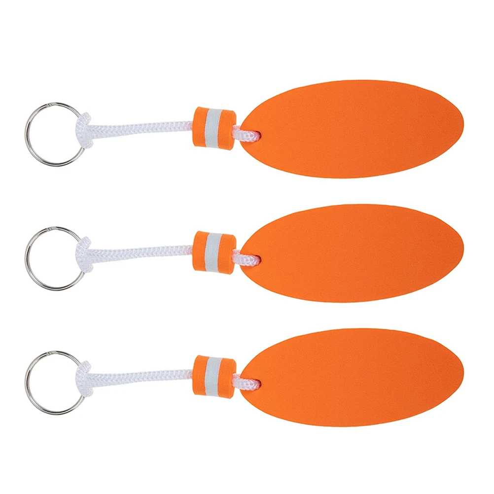

3 Pcs Surfboard Keychain Floating Sponge Kayak Boat Eva Waterproof Pendant for Keys