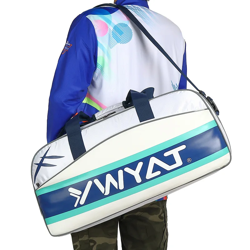 

Waterproof Large Tennis Racket Bag GYM Sports Badminton Racket with Shoes Compartment Beach Squash Cover Tennis Case Men Women