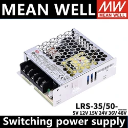 MEAN WELL LRS-35-5 LRS-35-12 LRS-35-15 LRS-35-24 LRS-50-12 LRS-50-24 LRS-50-5 LRS-35-5 LRS-alimentatore Switching 3.3V15V36V48V