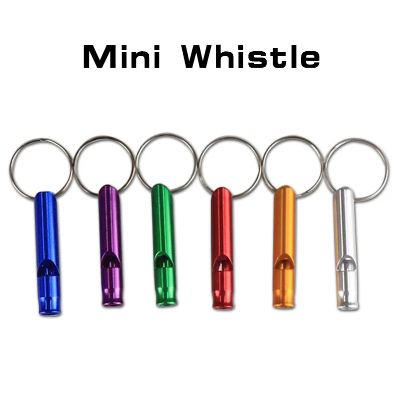 2Pcs Outdoor Multifunctional Whistle Portable Mini Whistle Lifesaving Training Travel Whistle Explore Hunting Emergency Tools