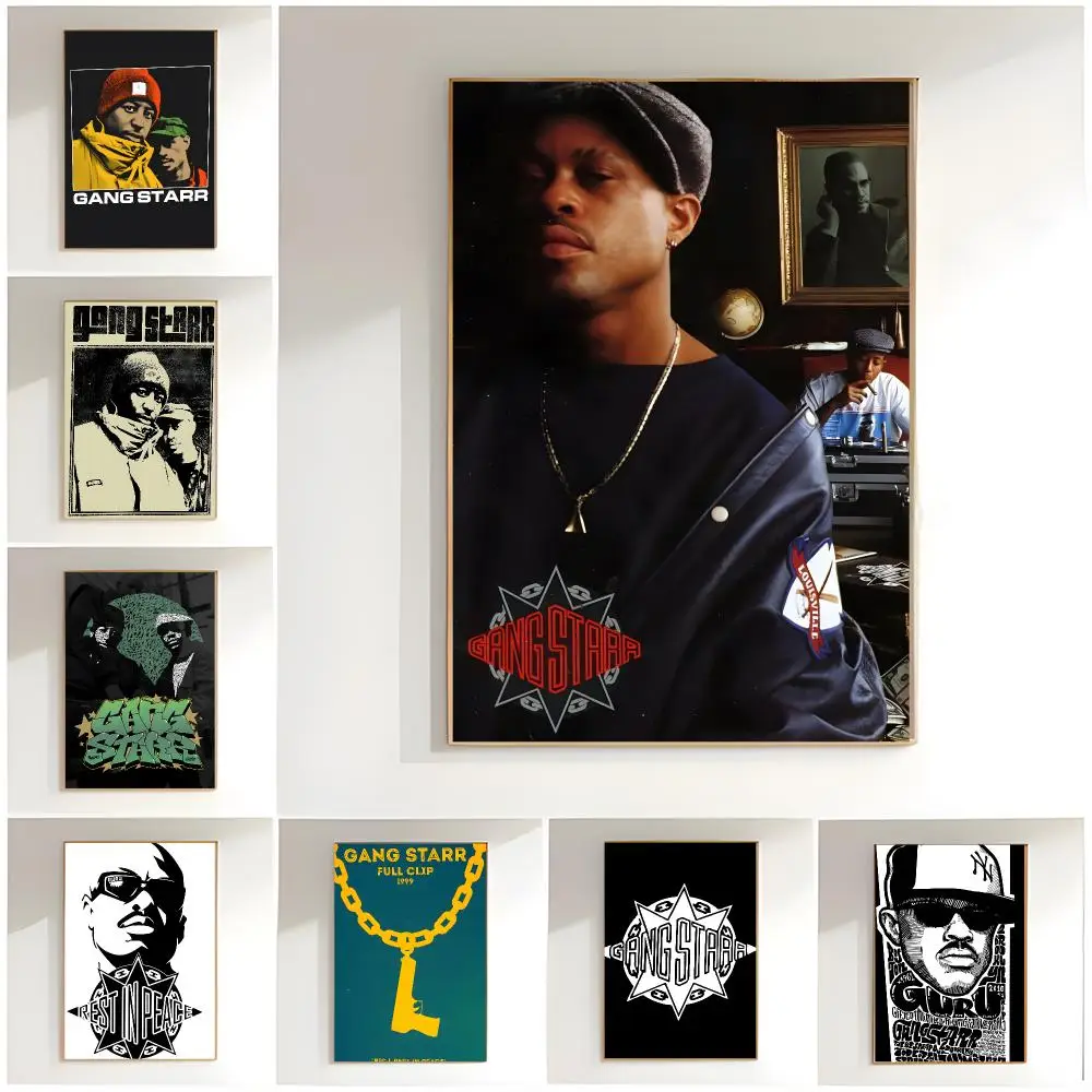 Conscious Lyrical G-Gang Starr Poster Classic Wall Art  Home Decor  Peel and Stick Unframed