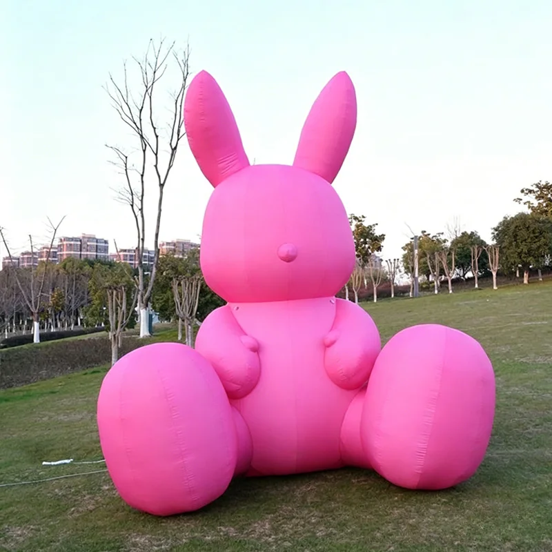 

Inflatable rabbit, custom-made cartoon mascot animal, used for outdoor advertising display and decoration