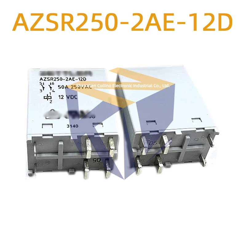 

1pcs AZSR250-2AE-12D 50A 12VDC New Energy Relay