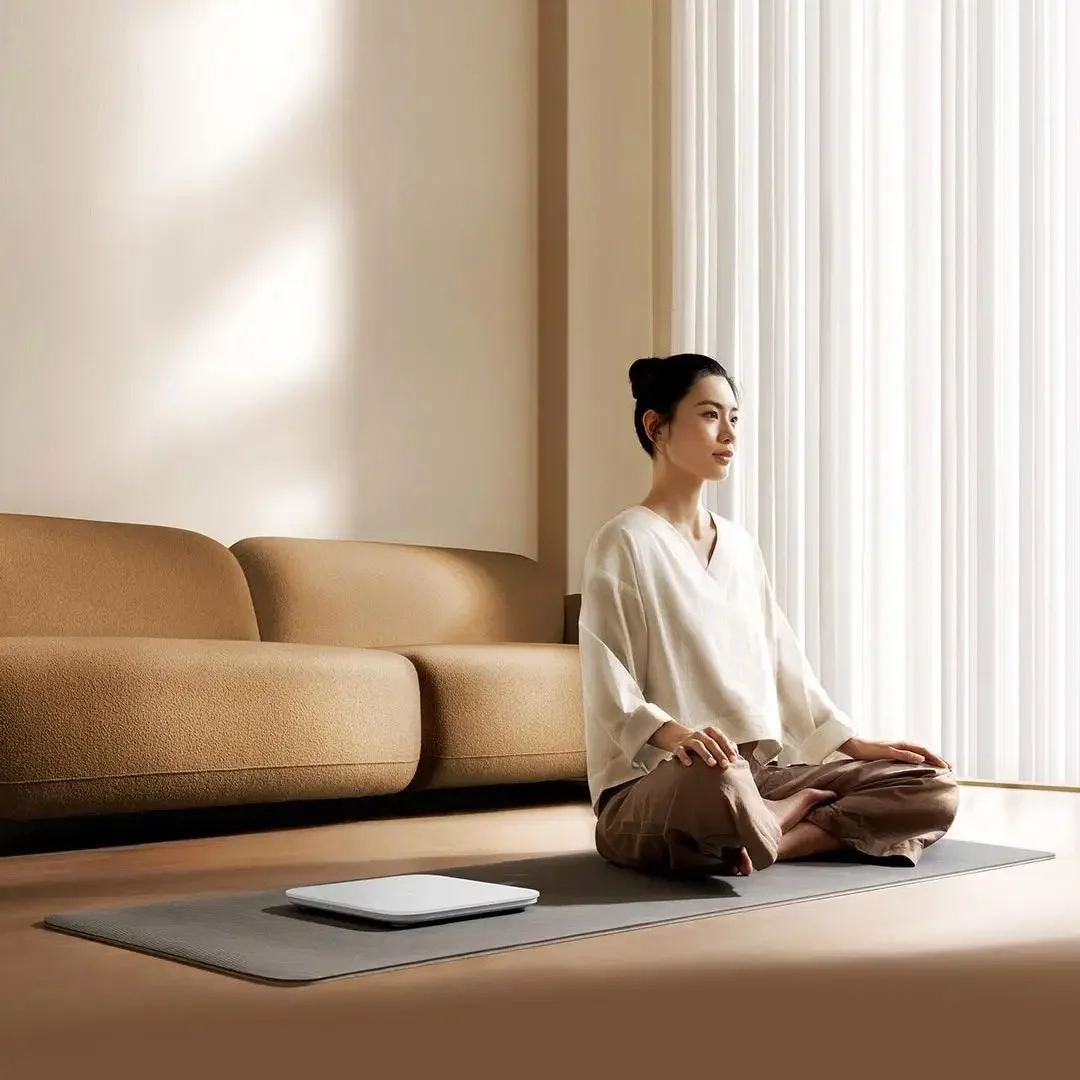 Xiaomi Mijia Scale S200 مستشعر عالي الدقة اختبار التوازن تقرير الوزن شاشة LED مقياس ذكي متعدد الوظائف يعمل لـ Mihome