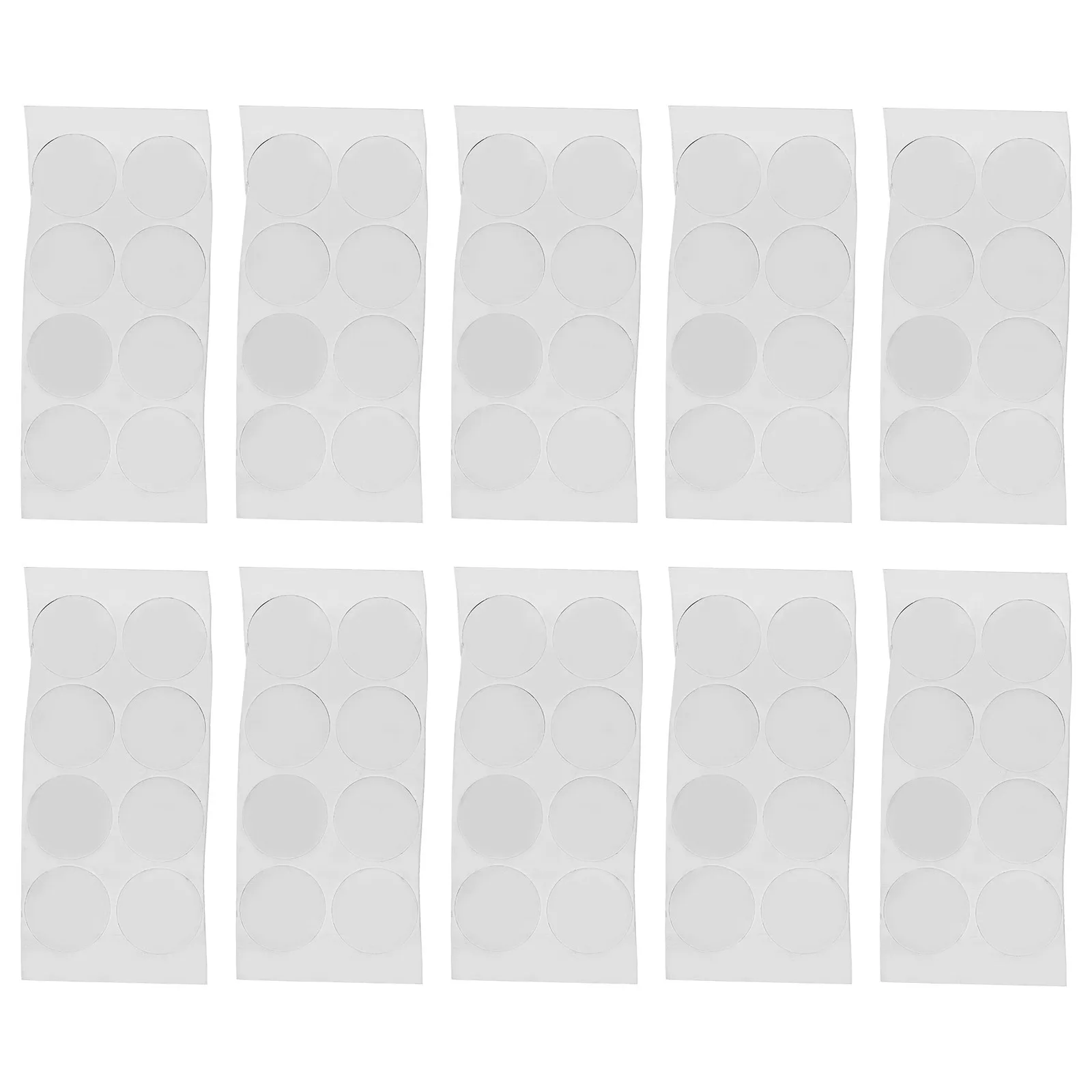 80 قطعة منصات مضادة للانزلاق الفواصل الوفير واضحة لطاولة زجاجية خزانة أثاث حماية سدادات شفافة متينة
