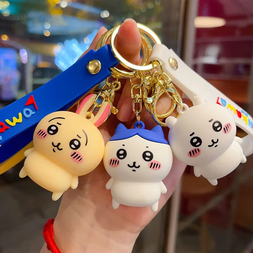 

Chikawas Hachiware Фигурки Брелок Kawaii Мультфильм Усаги Кукла Девушка Рюкзак Подвеска Украшения Аксессуары Брелок Подарки Для Девочек