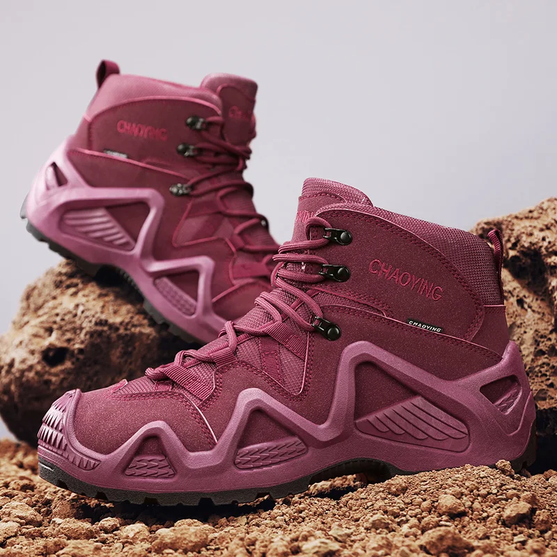 

Men's Hiking Shoes New 2024 Outdoor Wear-resistant Hiking Hunting Tactical Sports Shoes Work Boots Men's Anti Slip Rubber Shoes
