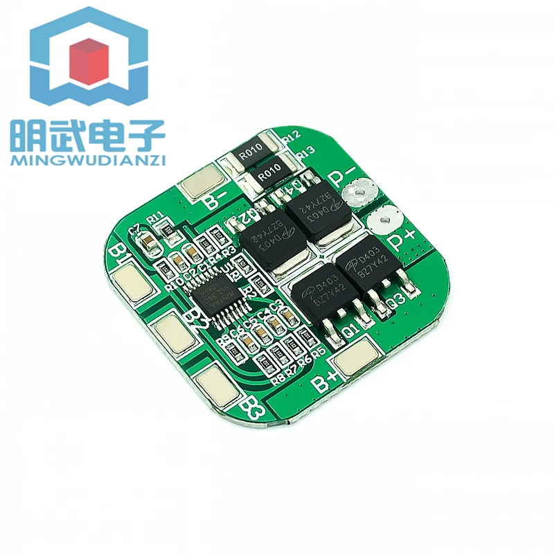 14.8V 18650 Lithium Battery Protection Board 4 Strings Of 16.8V Over Charge Discharge Short Circuit 20A Current Limiting
