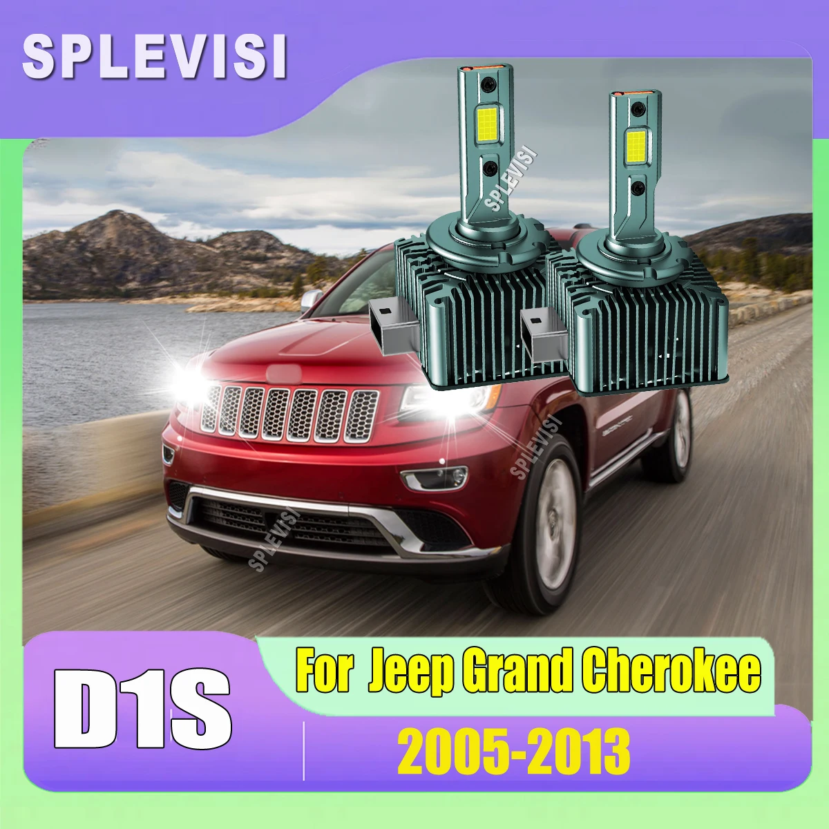 

12v 24v D1S Led CSP Auto Headlights No external driver box For Jeep Grand Cherokee 2005 2006 2007 2008 2009 2010 2011 2012 2013