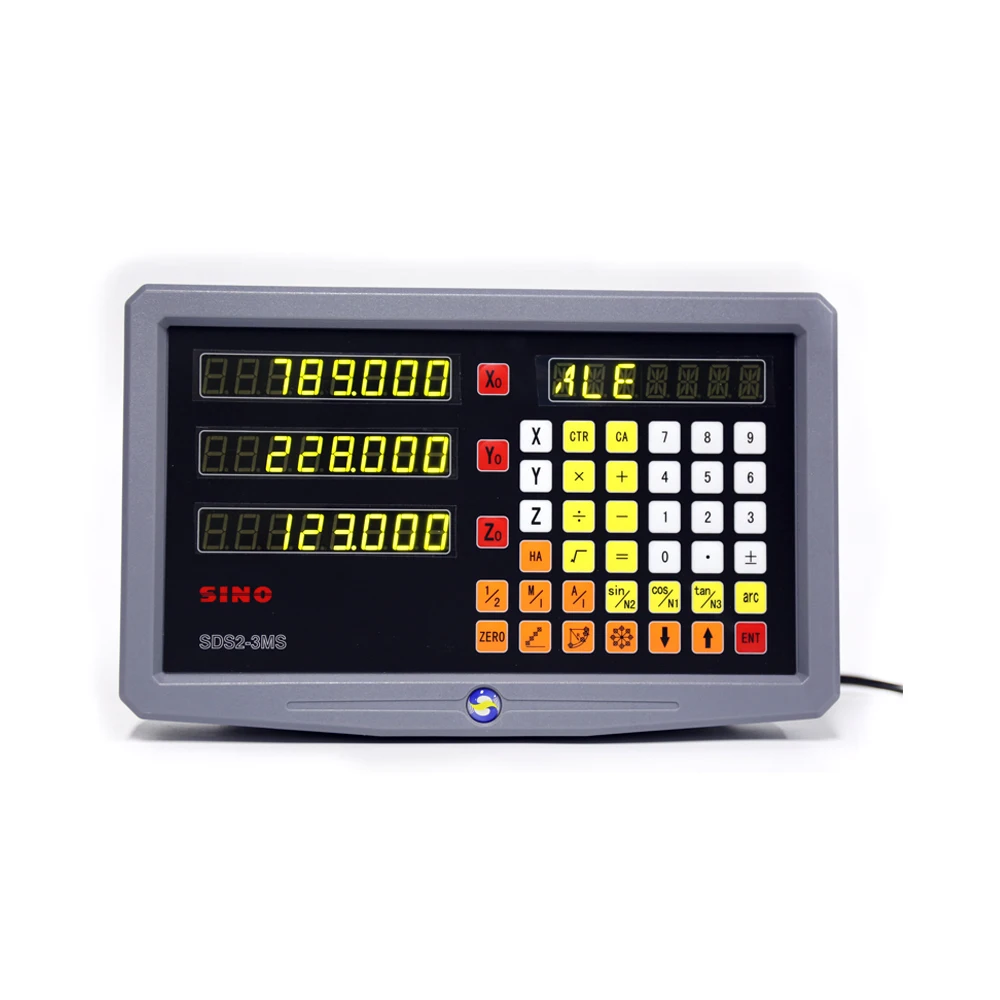 SINO SDS2MS 2 / 3 Axis Digital Readout DRO Display SDS3MS Screen for Lathe Milling Machines