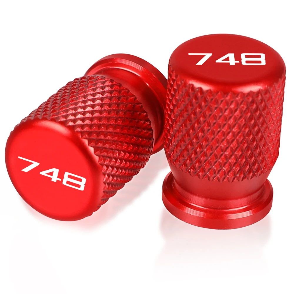 

For Ducati 748 1994-1998 Motorcycle Accessories Car Wheel Tire Valve Caps Tyre Stem Covers Airdust Waterproof 748 1995 1996 1997