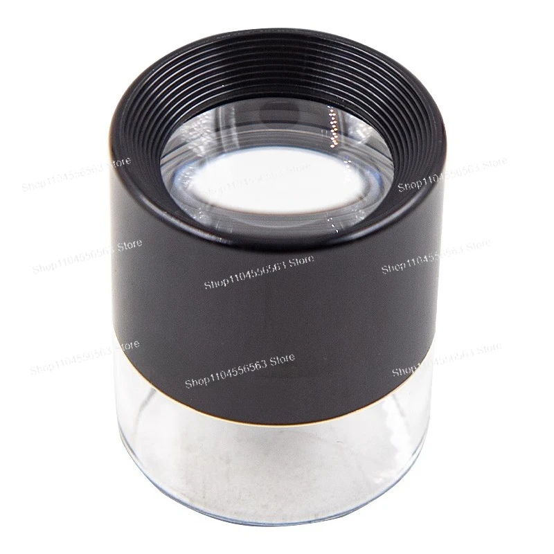 10X Magnifying Glass Handheld Cylindrical Lens with High Clarity for Reading Jewelry Stamp Inspection