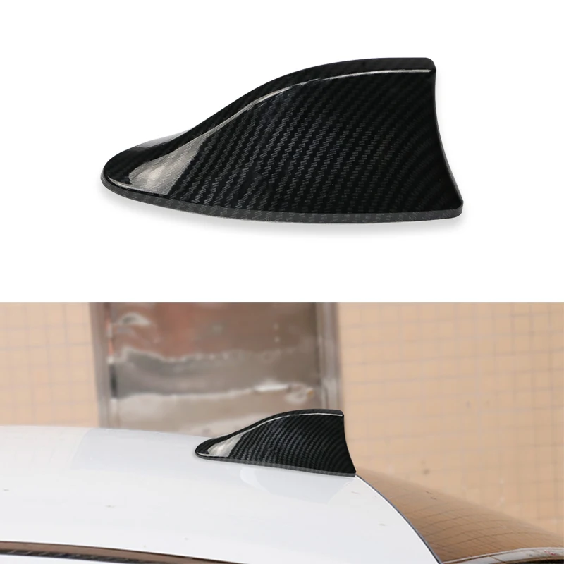 Koolstofvezel Autohaaienvinantenne Signaalantennes Voor Mg Subaru Impreza Xv Hyundai Solaris Tucson I30 Ix25 Creta Kia Rio