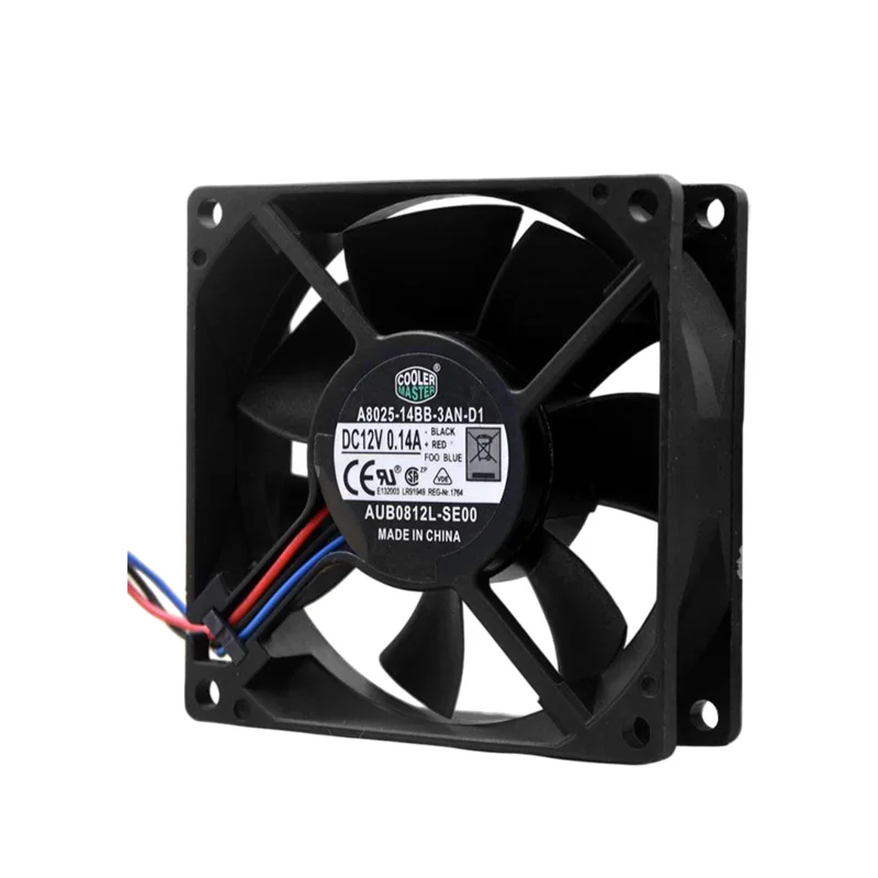 

NEW ORIGINAL A8025-14BB-3AN-D1 12V 0.14A 8025 80*80*25mm 8cm COOLING FAN