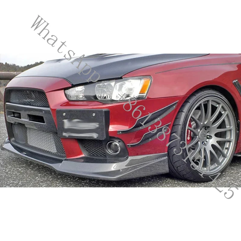 

Suitable Lancer EVO X/Wing God Carbon Fiber Varis Front Bumper Spoiler (Front Surround & Kit Assemb