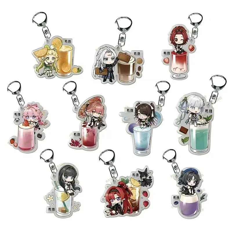 

anime game Wuthering Waves×KIRABASE Acrylic Keychain Limited Edition Changli Jinxi Yinlin Anke Yangyang keyring bag chains toys