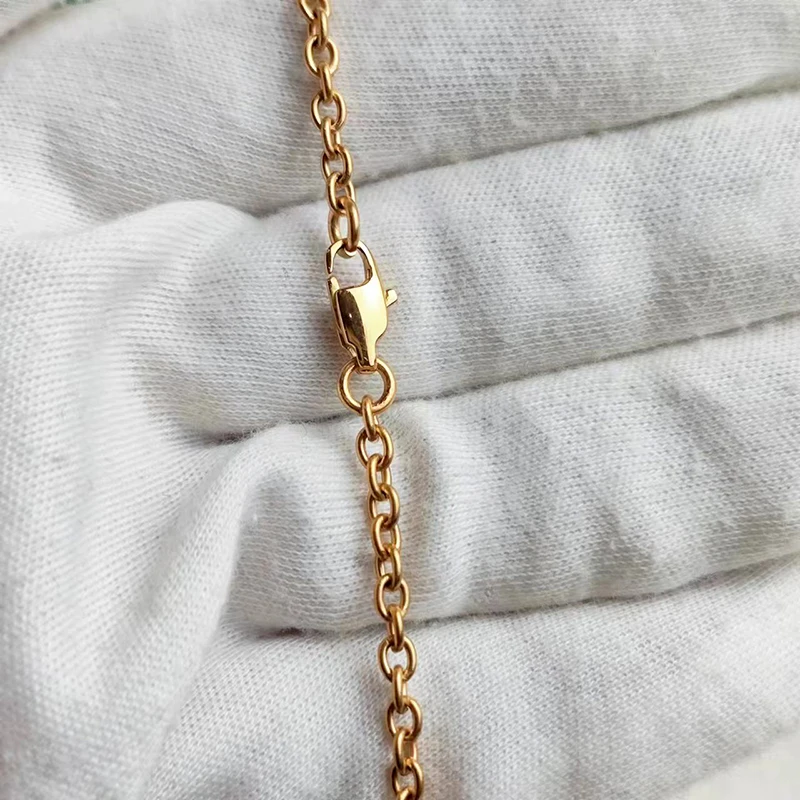 Pure Titanium O-Shaped Welded Death Link Chain Necklace 3mm Width for Fashion Jewelry Accessory