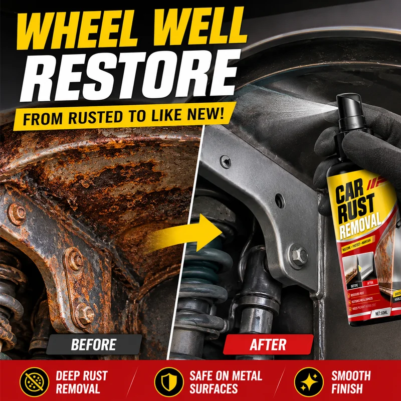 40ML Powerful Rust Remover, quickly eliminates sticking and squeaking noises caused by rust in door lock cylinders and hinges.