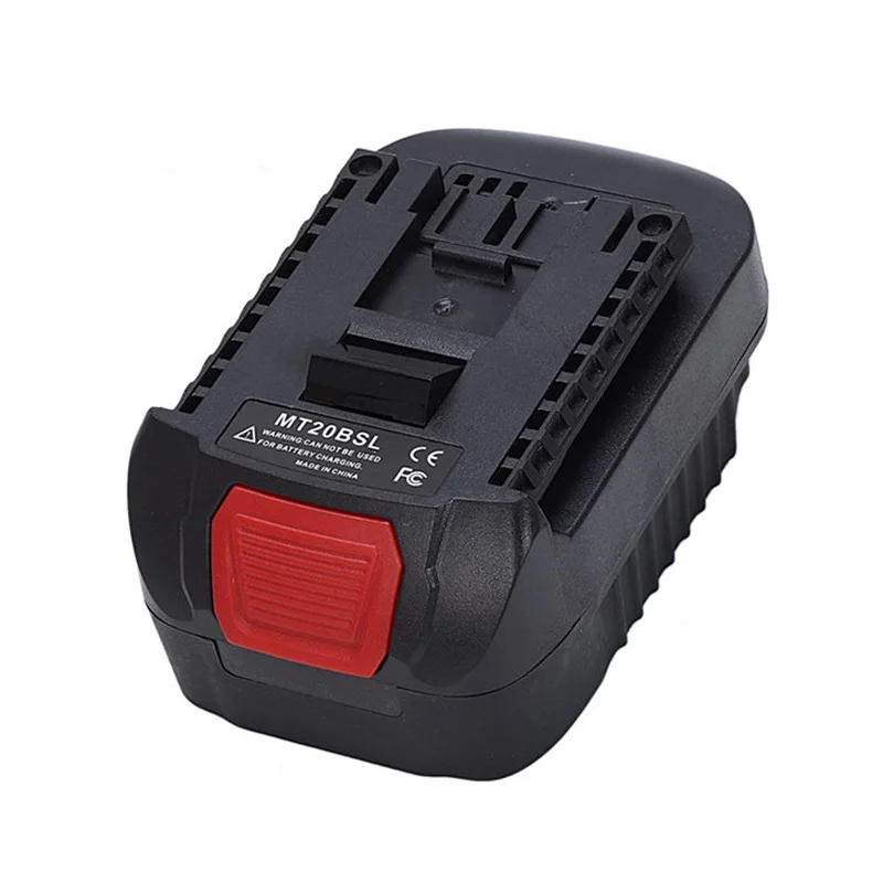 MT20BSL Adapter for Makita 18V Li-Ion Battery BL1830 BL1850 BL1860 Convert To for Bosch 18V Lithium Battery BAT609 BAT618G