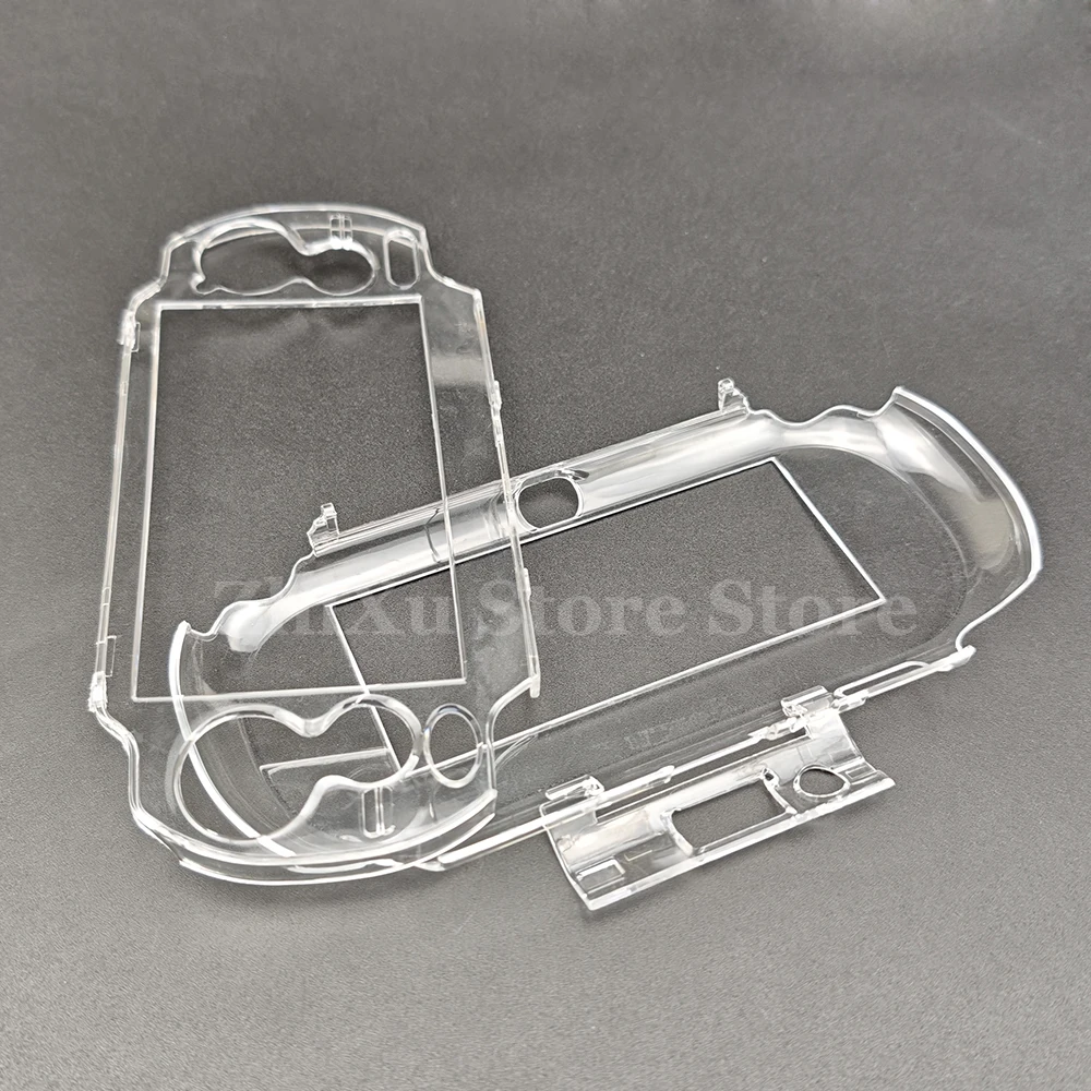 1set Clear Crystal Protective Case For PS Vita 1000 Top Bottom PET Protection Films Transparent Housing Cover for PSV 1000 Game image 3