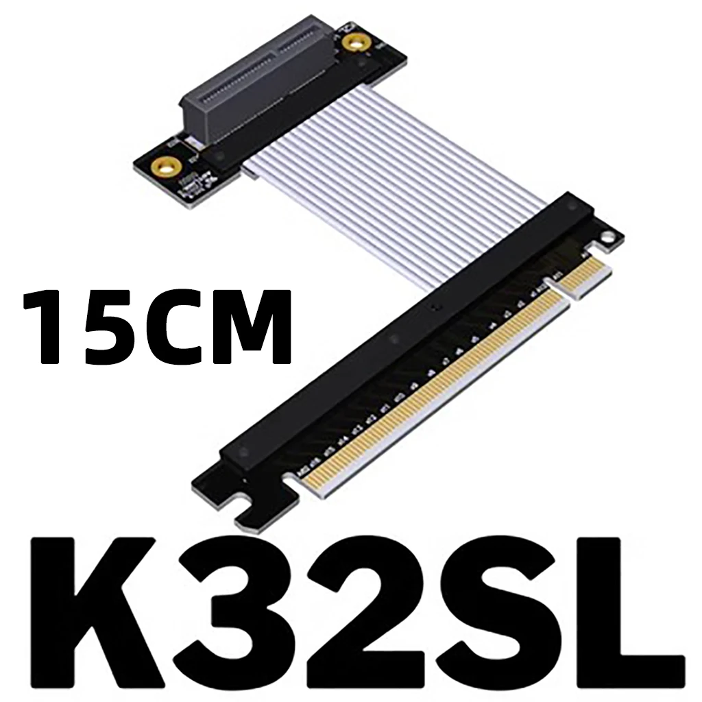 

ADT-Link PCI-E x1 x4 x8 x16 Удлинительный кабель Кабель-адаптер PCIe 4.0 для сетевой карты USB-карты Твердотельный накопитель SSD-карта