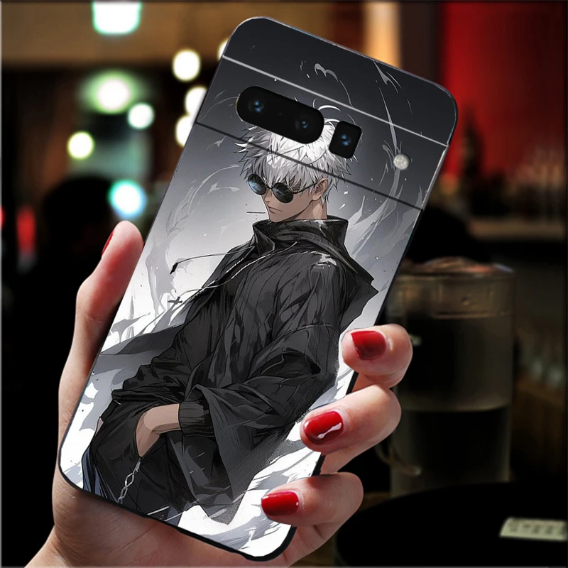 Jujutsu Kaisen Satoru Gojo Phone Case For Google Pixel 9 Pro XL 8 7 6 Pro Pixel 8A 7A 6A 4A 3A 3XL Pixel 8 7 6 5 4