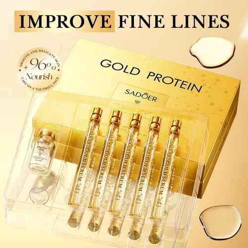 Juego de hilos de proteína de colágeno, relleno facial, hilo de proteína absorbible, reafirmante, antienvejecimiento, suavizante, reafirmante, hidratante