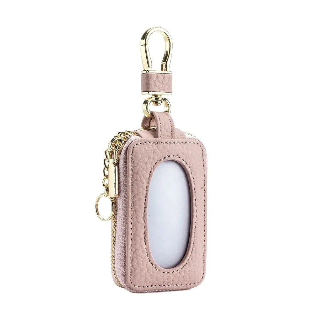 

Practical Universal Car Key Bag Multifunctional Genuine Leather Keychain Holder Organizer Large Capacity Leather Wallet Women