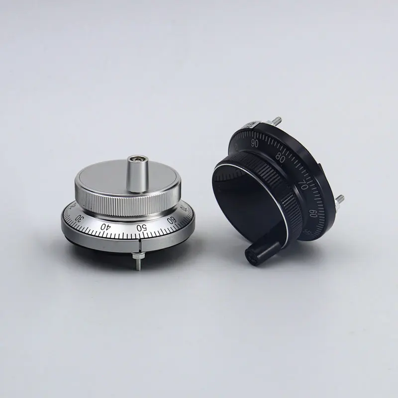 Pulse Steering Wheel Manual CNC, 60mm, 100PPR, Manual Pulse Generator, Rotary Encoder, Steering Machine, Electronic Handwheel