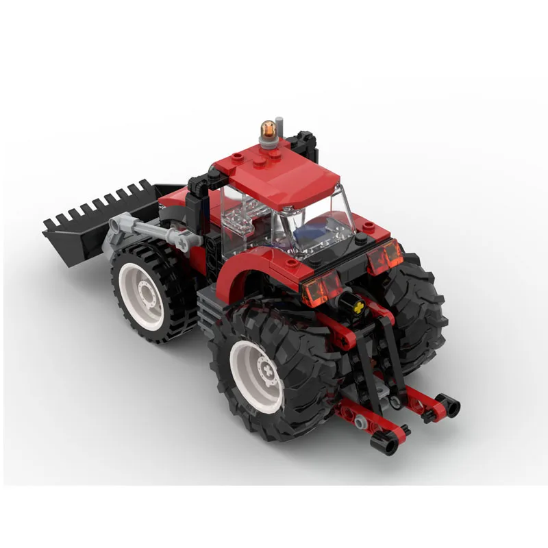 MOC-201541 City Farm Agricultural Tractor Building Block Model 200 Parts MOC Creative Toy for Boys Children's Birthday Gift