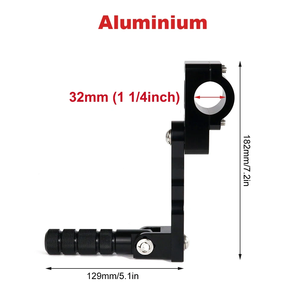 Motorbike Adjustable Highway Foot Pegs Footrest 32mm 1-1/4