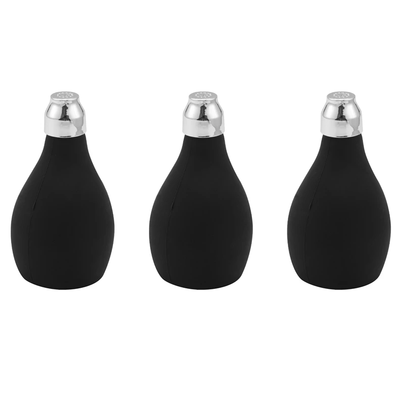 3X Powder Spray Bottle, Refillable Silicone Powder Dispenser Empty Powder Container For Barber, Durable Powder Sprayer