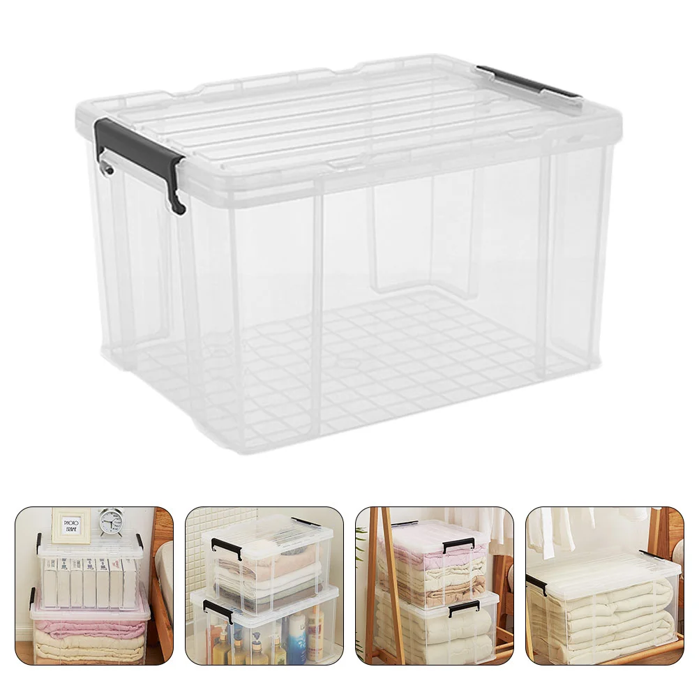 

Бытовой контейнер, контейнер для хранения, контейнер для игрушек, прозрачный с крышкой, пластиковый контейнер