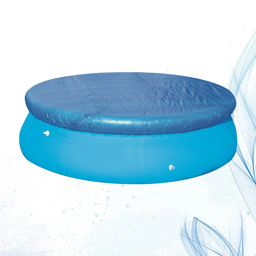 

12Ft Round For Fast Inflatable Frame Pools Pe Durable Cover To Prevent Dust Rain Fit 366Cm Swimming Pool Cover Spa