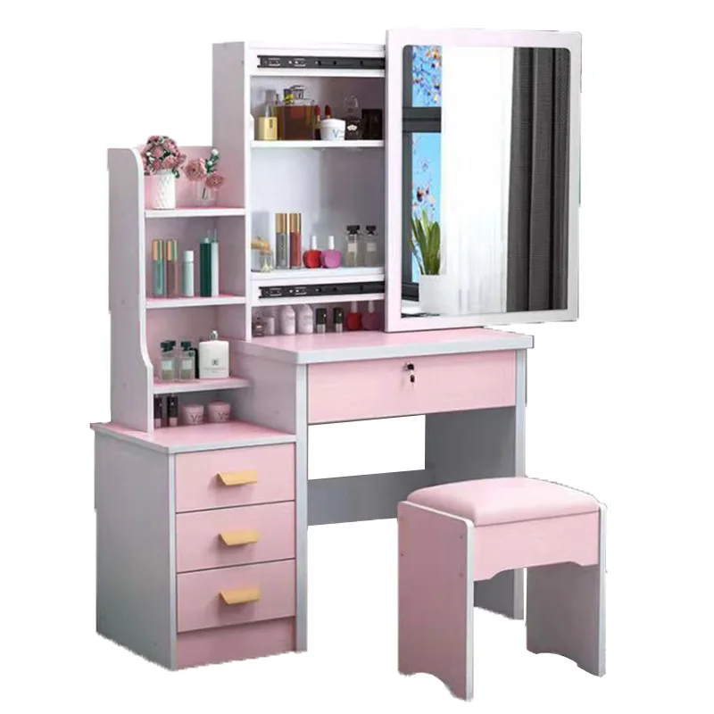 

dresser 2024 new bedroom small apartment simple rental house makeup table sliding mirror